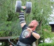 Strongman Jiří Tkadlčík; foto: Anežka Jordánová